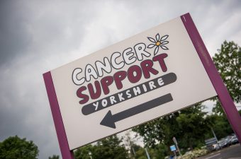 Photo of Cancer Support Yorkshire sign