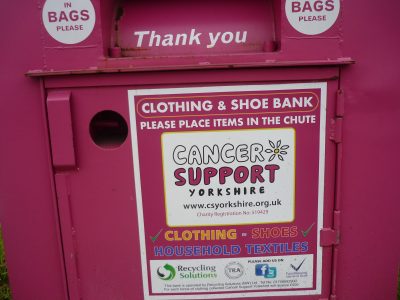 Cancer Support Yorkshire Clothing Bank