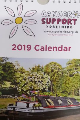 Picture of 2019 Cancer Support Yorkshire Calendar.