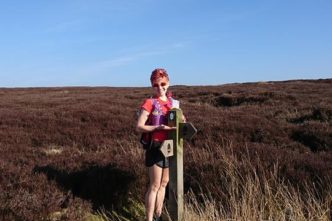 Linda on the morrs running